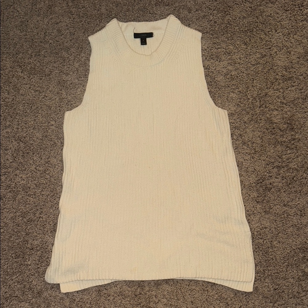 J. Crew Cream Knit Sweater
